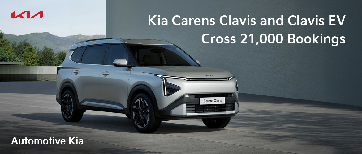 Kia Carens Clavis and Clavis EV Cross 21,000 Bookings
