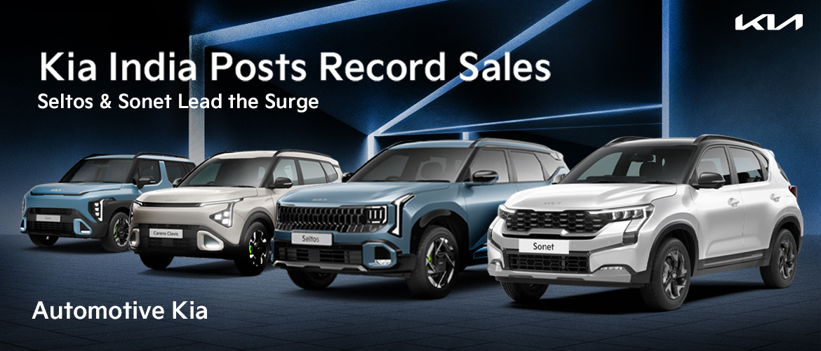 Kia India Posts Record Sales: Seltos & Sonet Lead the Surge
